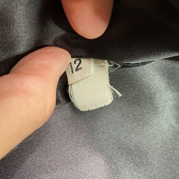 Vintage Pauline Trigere A Trigere Coat Wool Union Made Black Plaid Size 12 70s - Picture 10 of 11